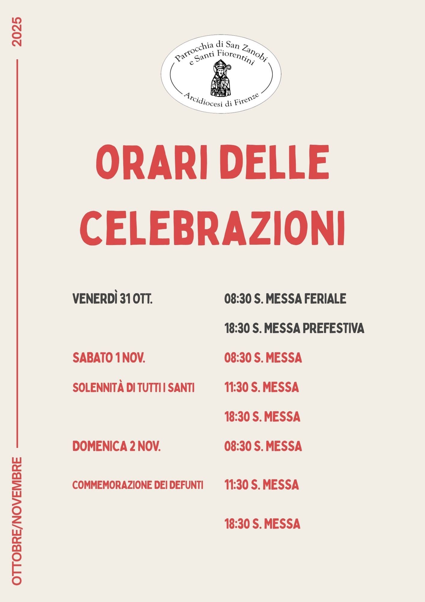 orari delle celebrazioni