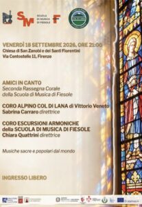 Manifesto Amici in Canto 2026